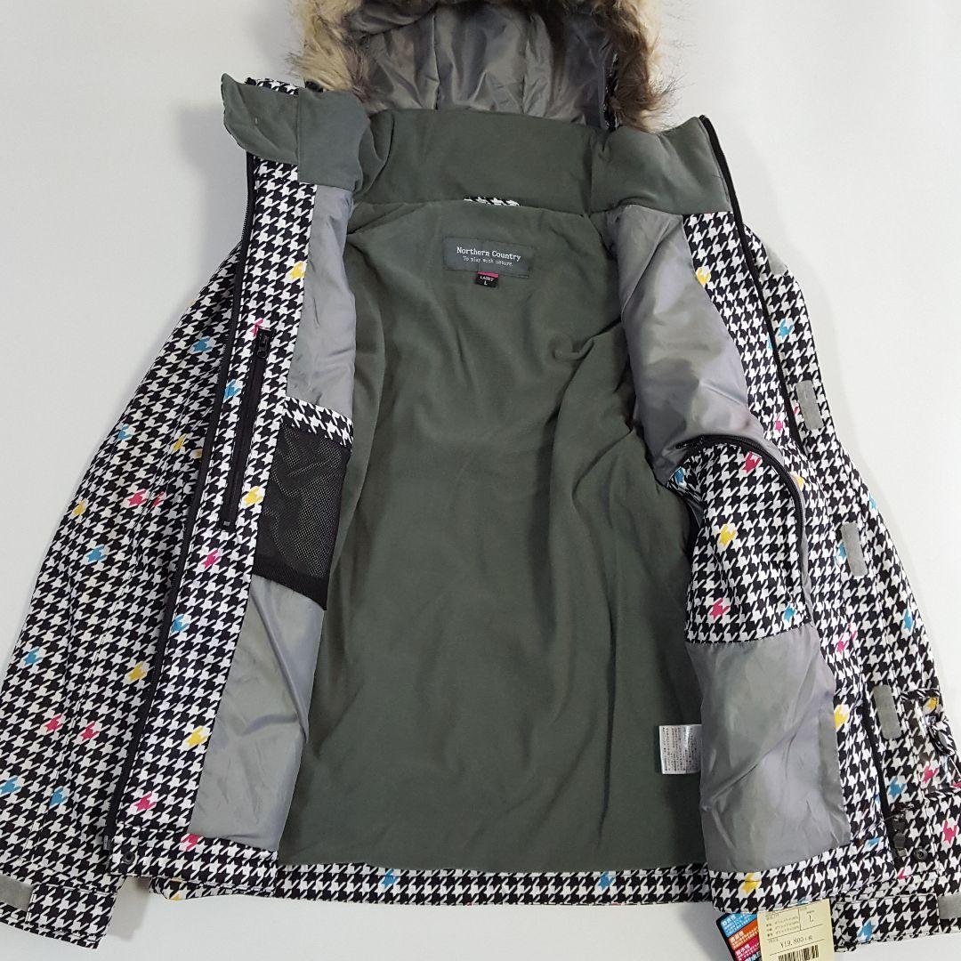 新品 ノーザンカントリー レディース スノーウェア 上下セット スキースノボ L