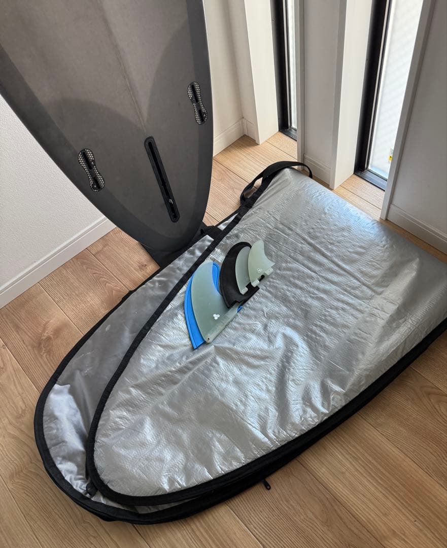 AL MERRICK CI Mid 6'6 フィン+ハードケース6.6 グレー