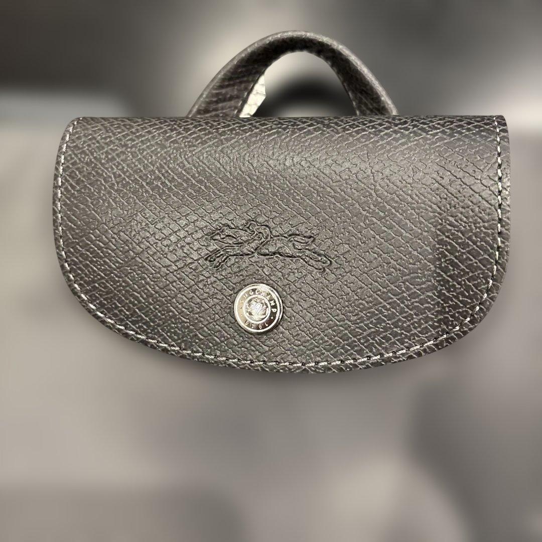 美品【LONGCHAMP 】ロンシャン 折り畳みリュック　グレー