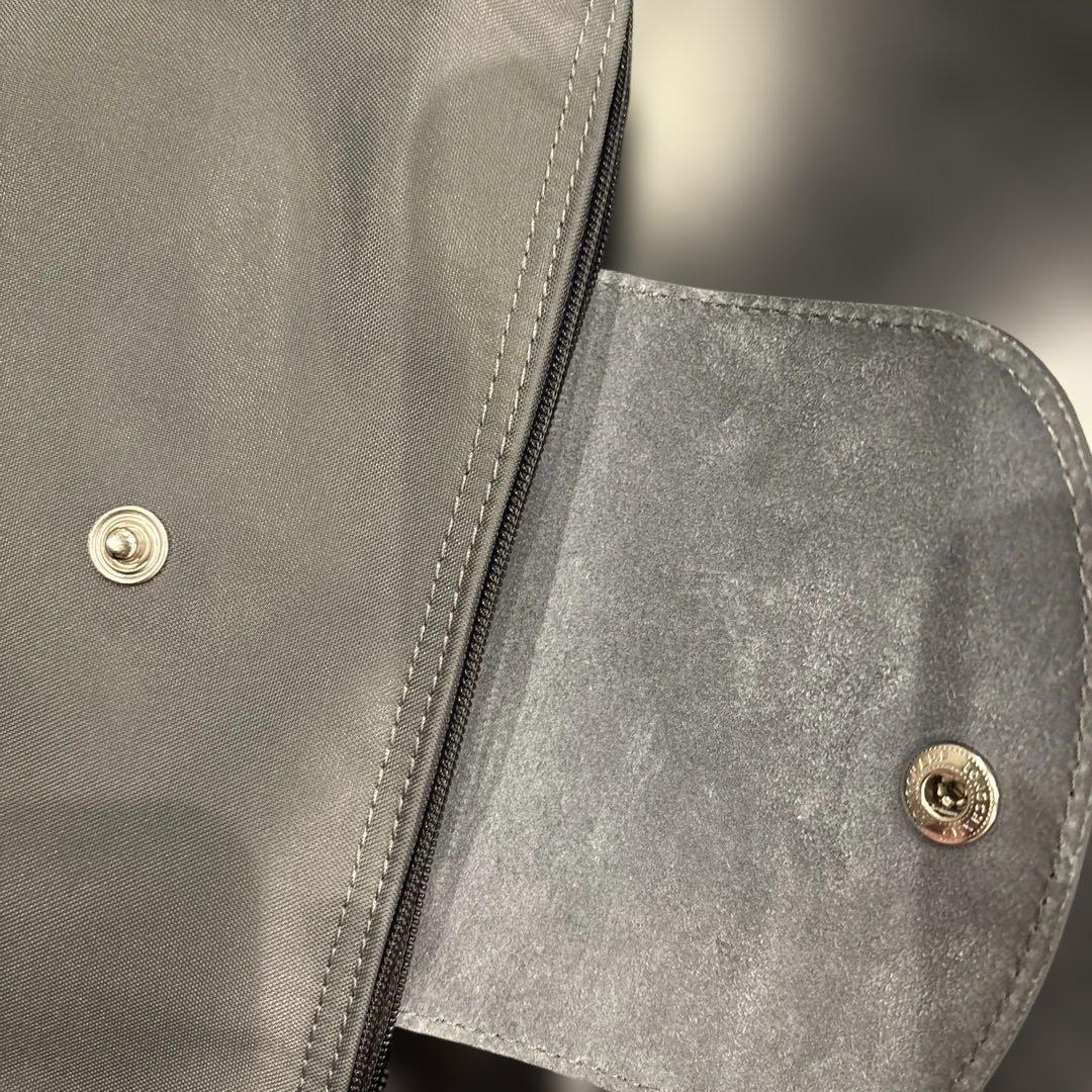 美品【LONGCHAMP 】ロンシャン 折り畳みリュック　グレー