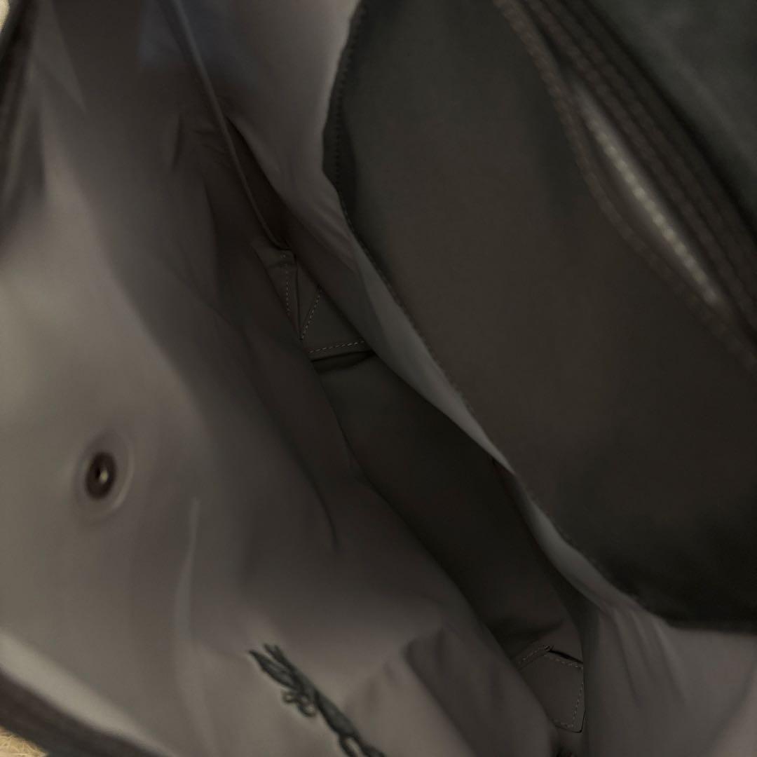 美品【LONGCHAMP 】ロンシャン 折り畳みリュック　グレー