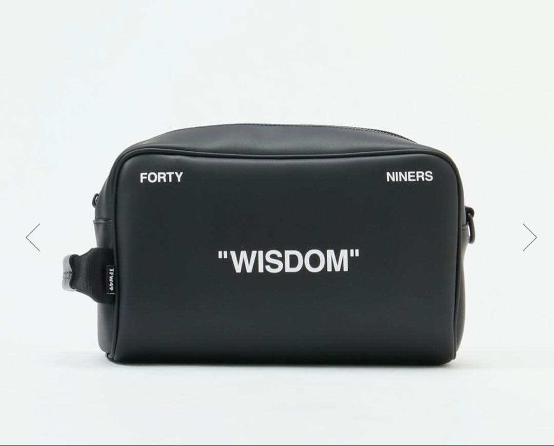 TFW49 25SS. LEATHER MIDIUM POUCH