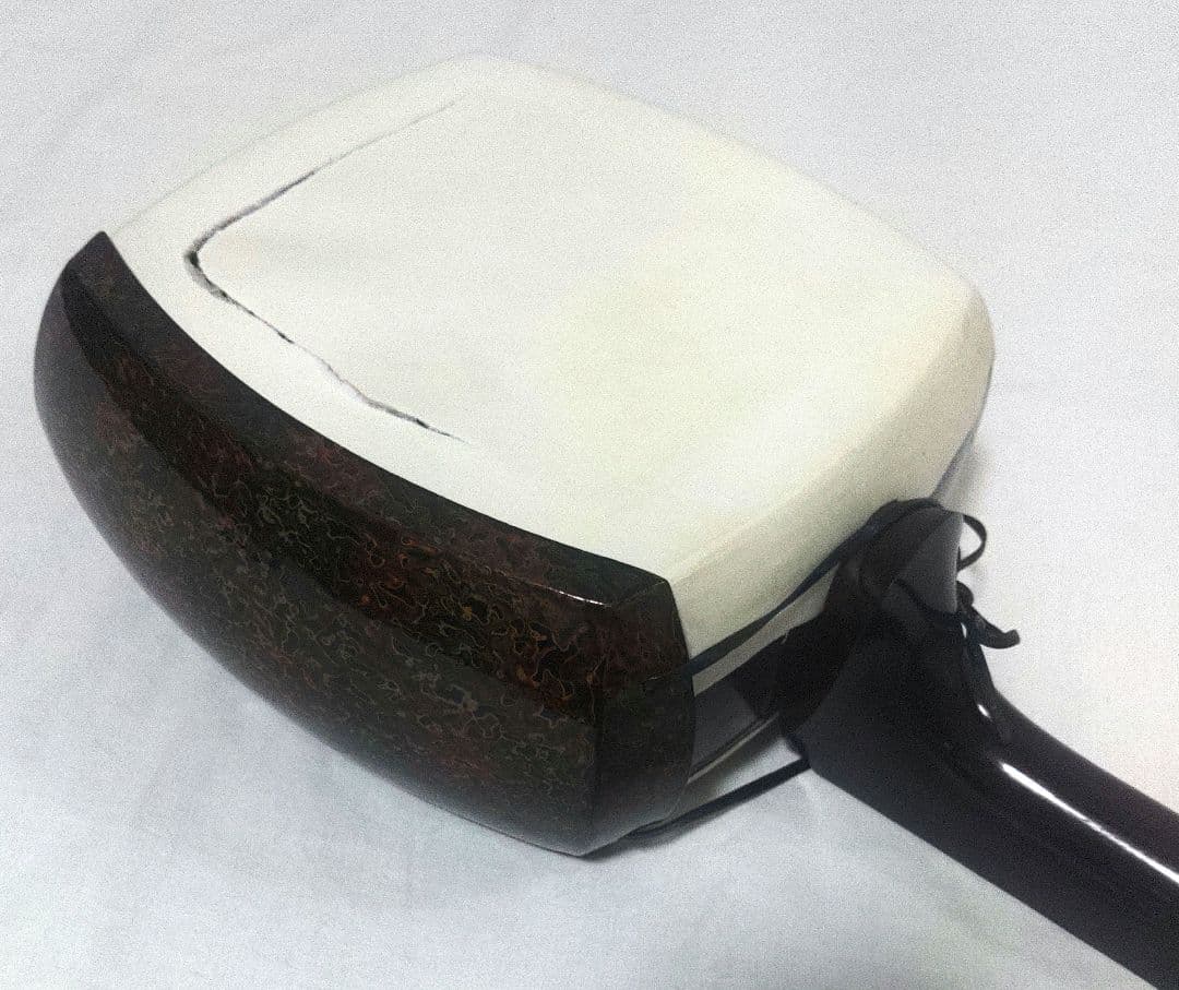 三味線 津軽三味線　正寸　太棹　東さわり　ハードケース付【皮破れ】