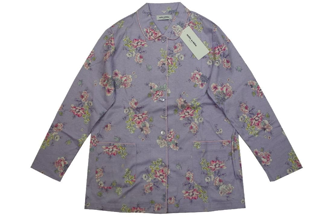 【新品】ミラショーンmila schon 春秋物スムースニットパジャマ（M)