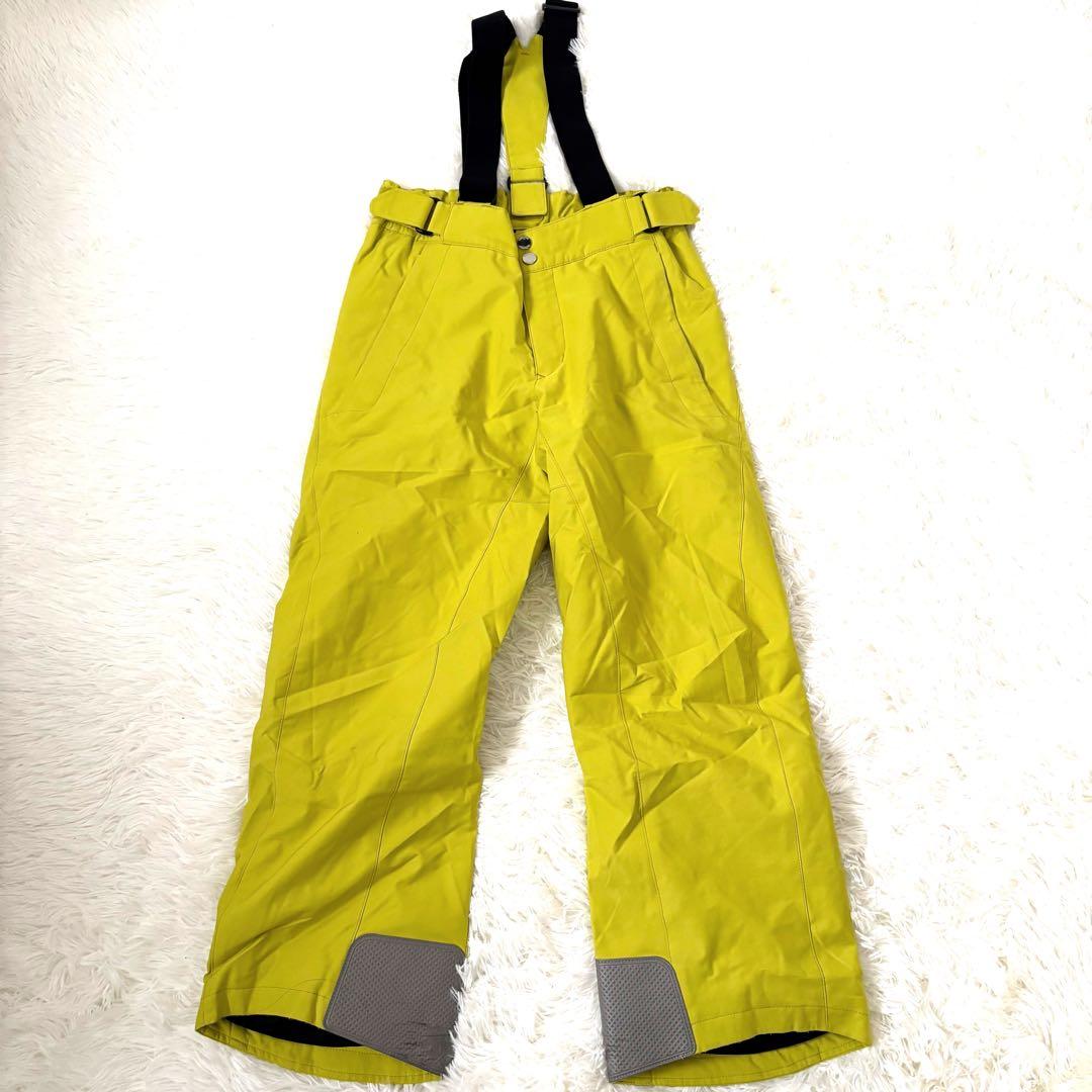 美品☆DESCENTE デサント スキーウェア　上下セット　上S 下M 黄色
