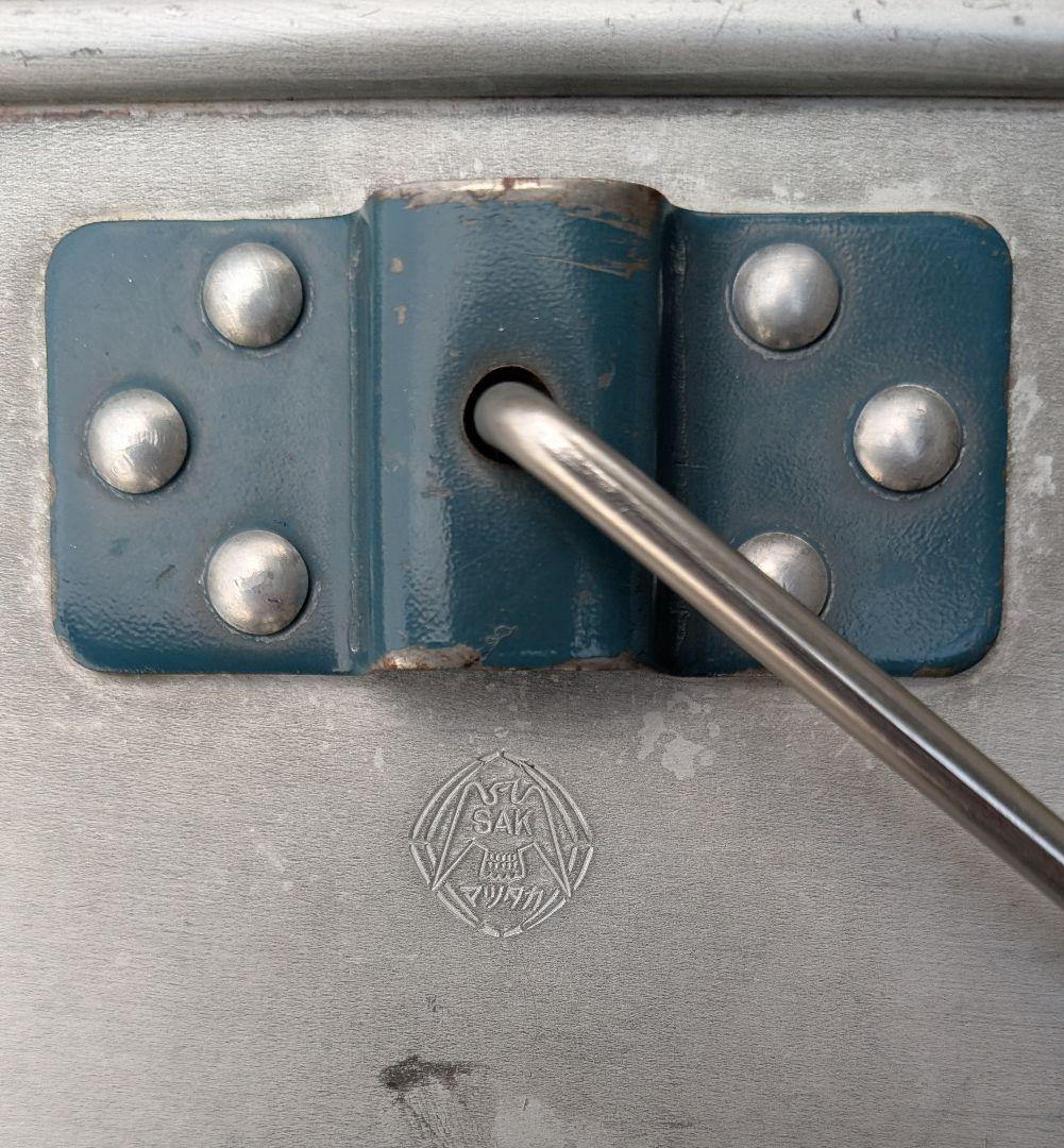 レトロ マツタカ アルミ製 アルマイト箱　アルミBOX バッカン 給食箱