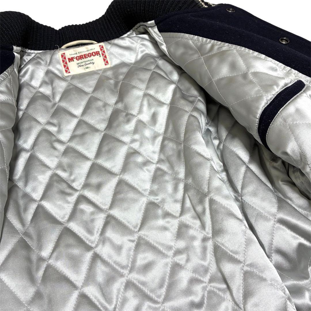 McGREGOR マクレガー 袖革 本革 牛革 レザー切替 スタジャン Mサイズ
