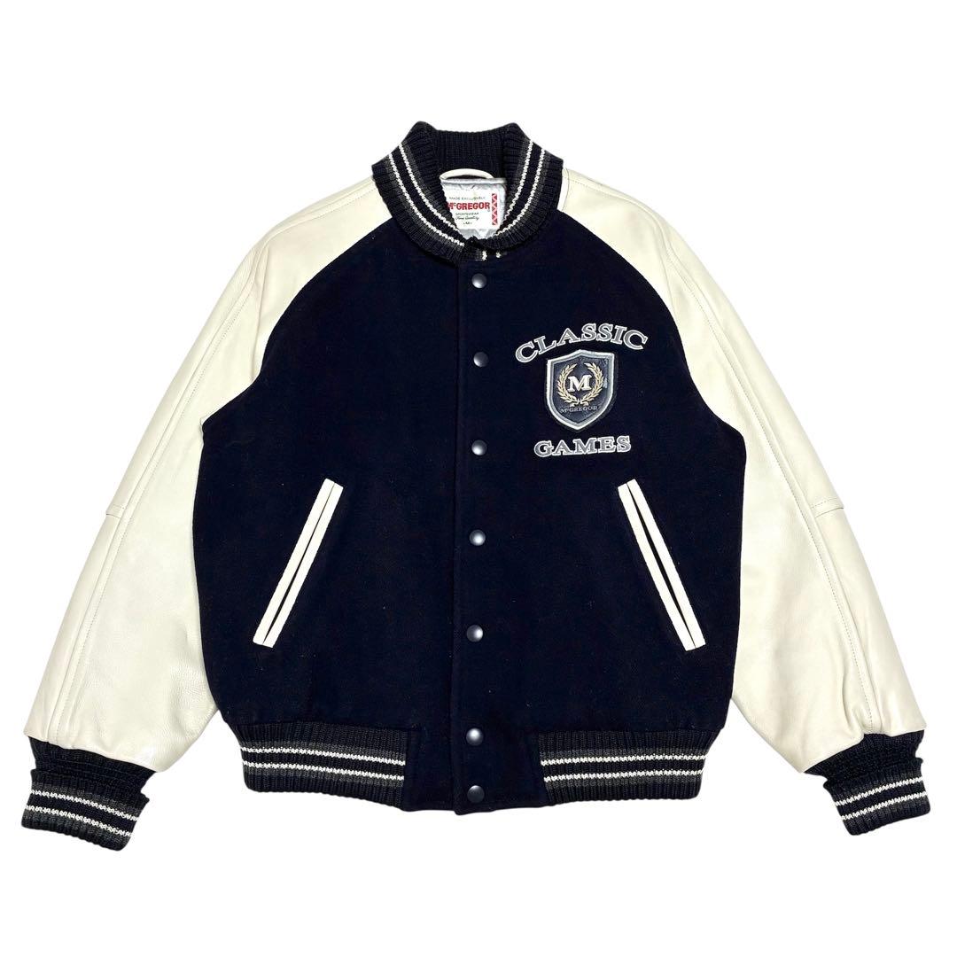 McGREGOR マクレガー 袖革 本革 牛革 レザー切替 スタジャン Mサイズ