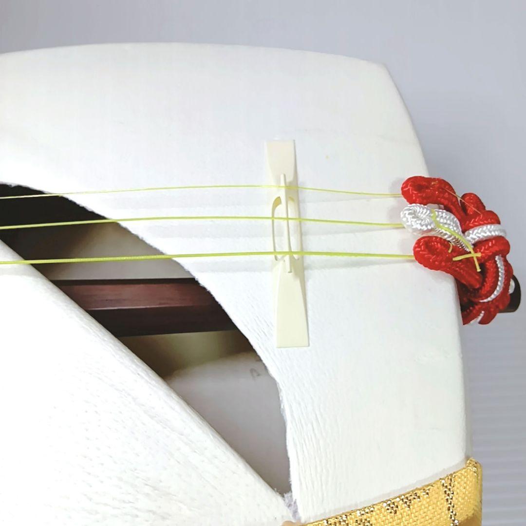 細棹 三味線 ハードケース 和楽器 伝統 弦楽器 バチ