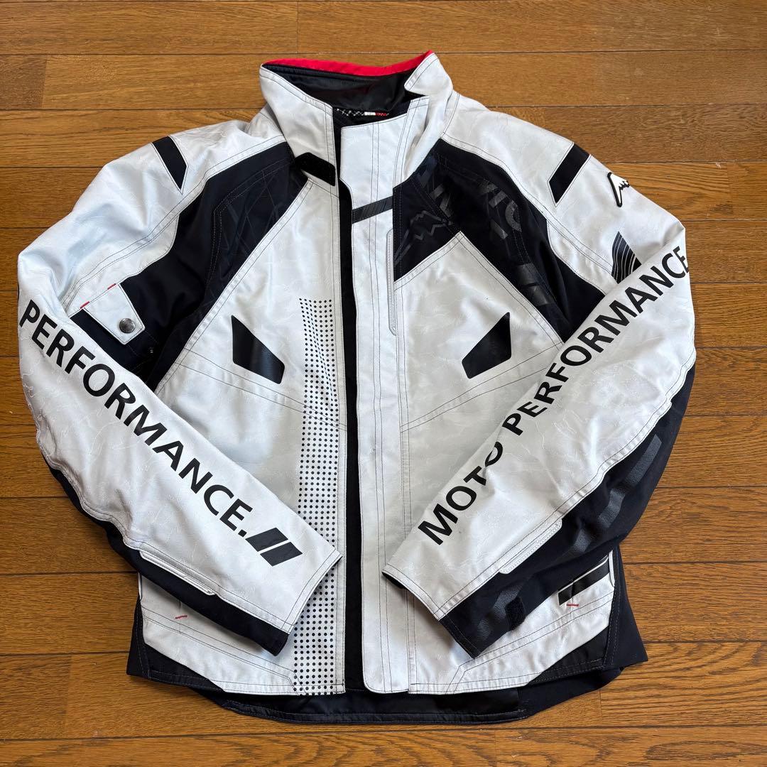 【美品】クシタニ アキュートジャケット・L／ライトグレー 冬※プロテクター付