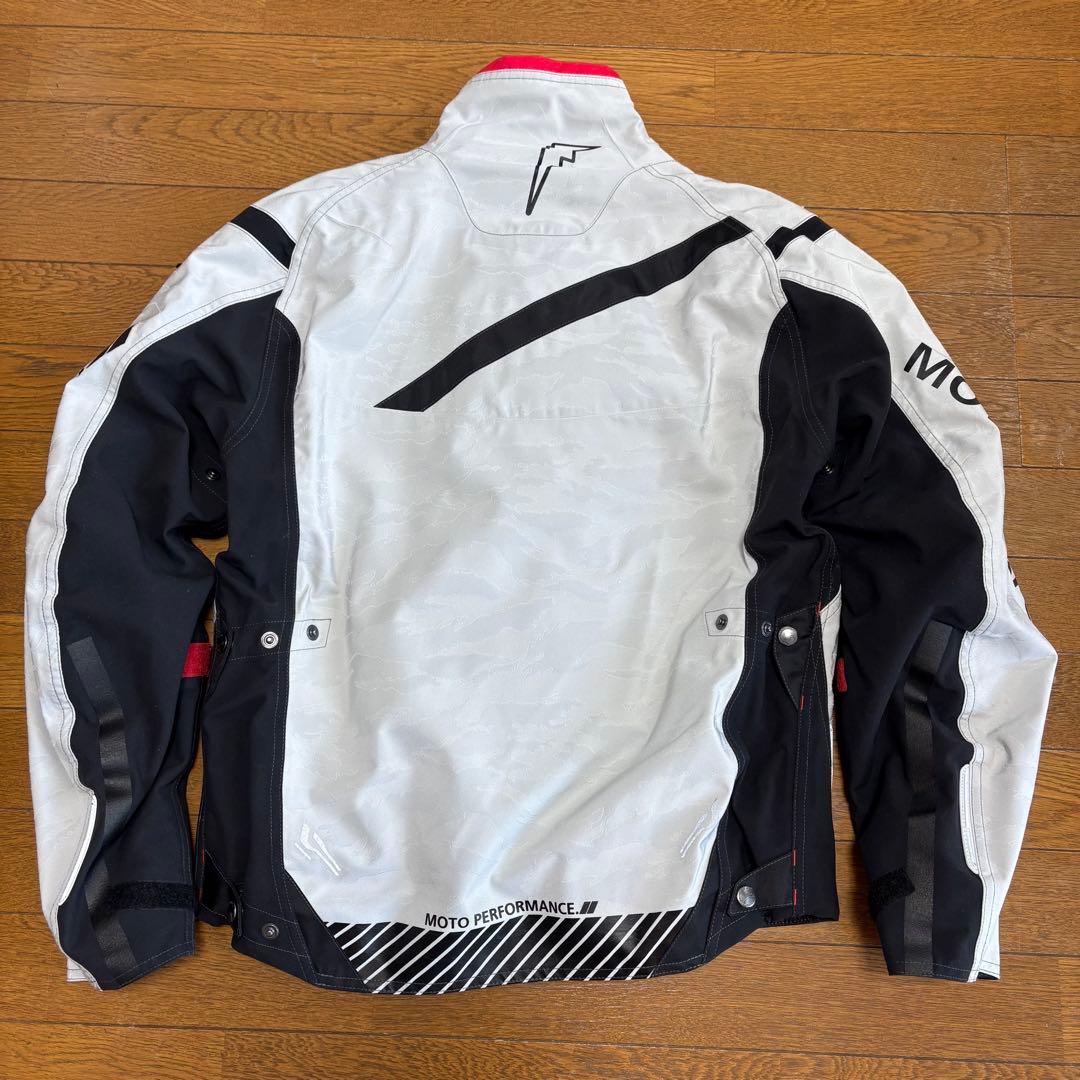 【美品】クシタニ アキュートジャケット・L／ライトグレー 冬※プロテクター付