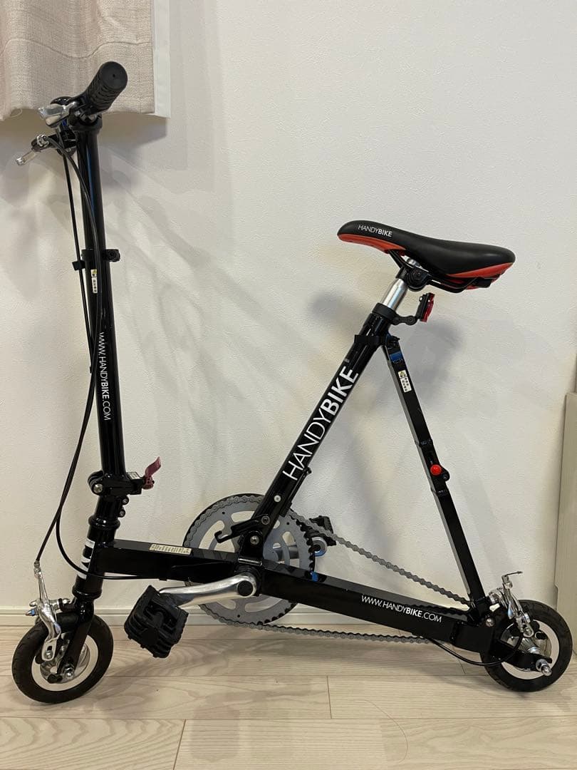 折りたたみ自転車 HANDYBIKE 8 レッド/ブラック 現状販売HANDYBIKE8
