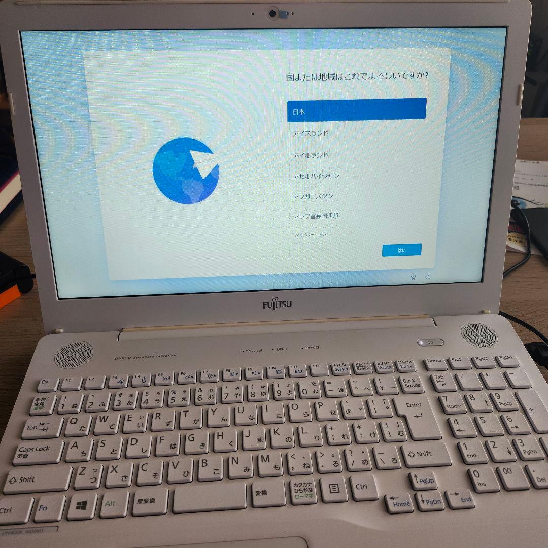 Fujitsu ノートPC FHWA50B3W2