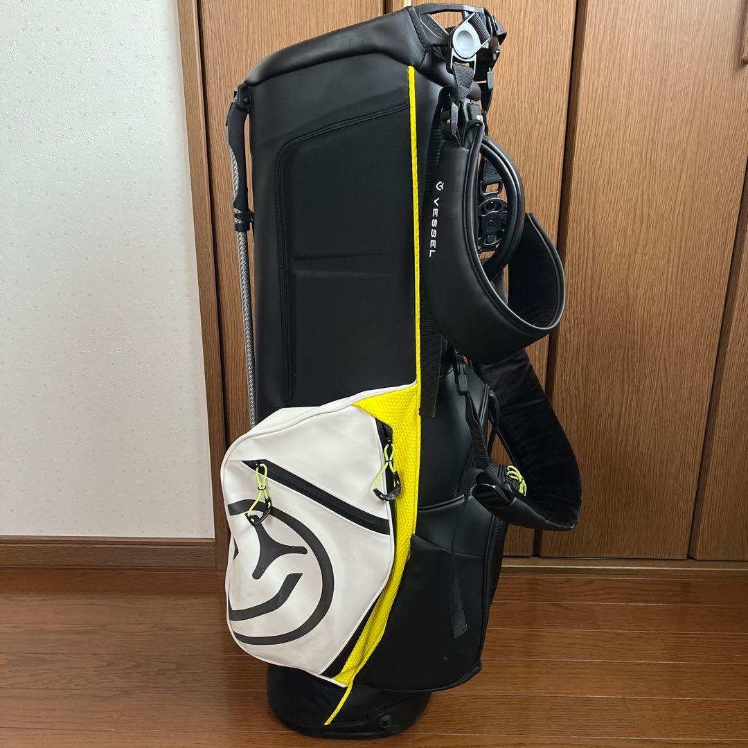 美品★ベゼルVESSEL プレーヤー3 スタンド⭐︎キャディバッグ★フード付