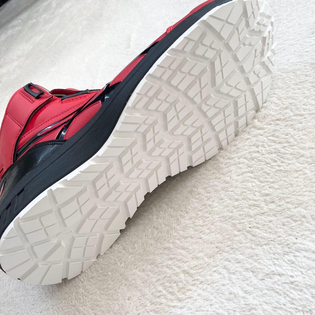 新品　アシックス 安全靴 ウィンジョブ CP304 BOA 27.5cm 赤黒