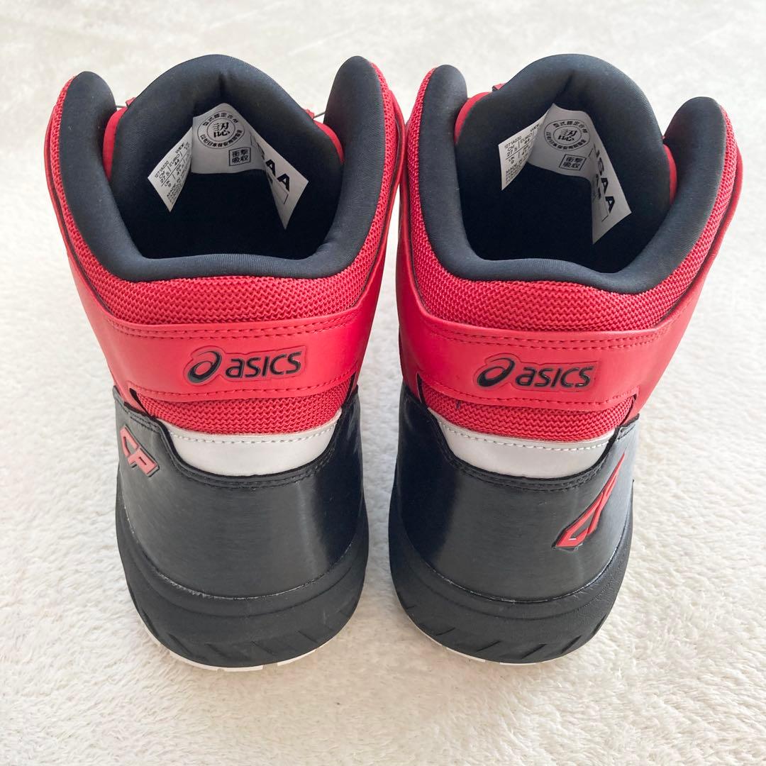 新品　アシックス 安全靴 ウィンジョブ CP304 BOA 27.5cm 赤黒