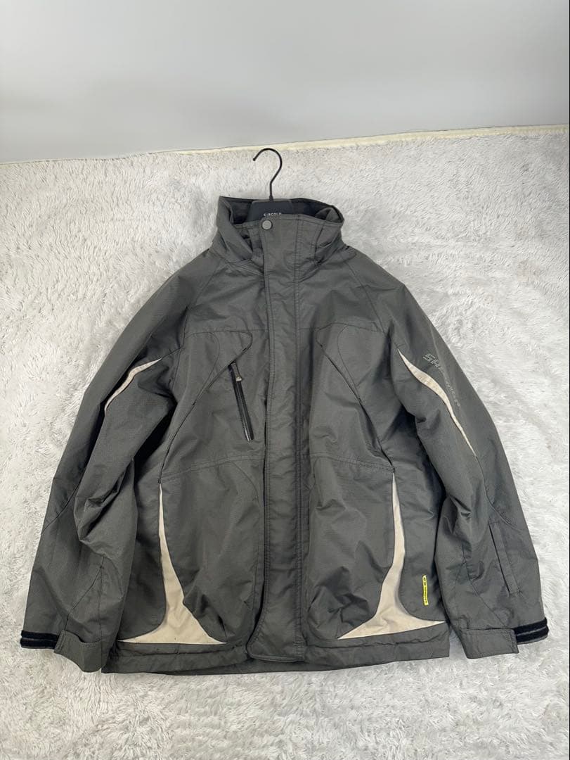 サロモン　スノーボードウェア　スキーウェア　セットアップ　撥水　灰色　XL