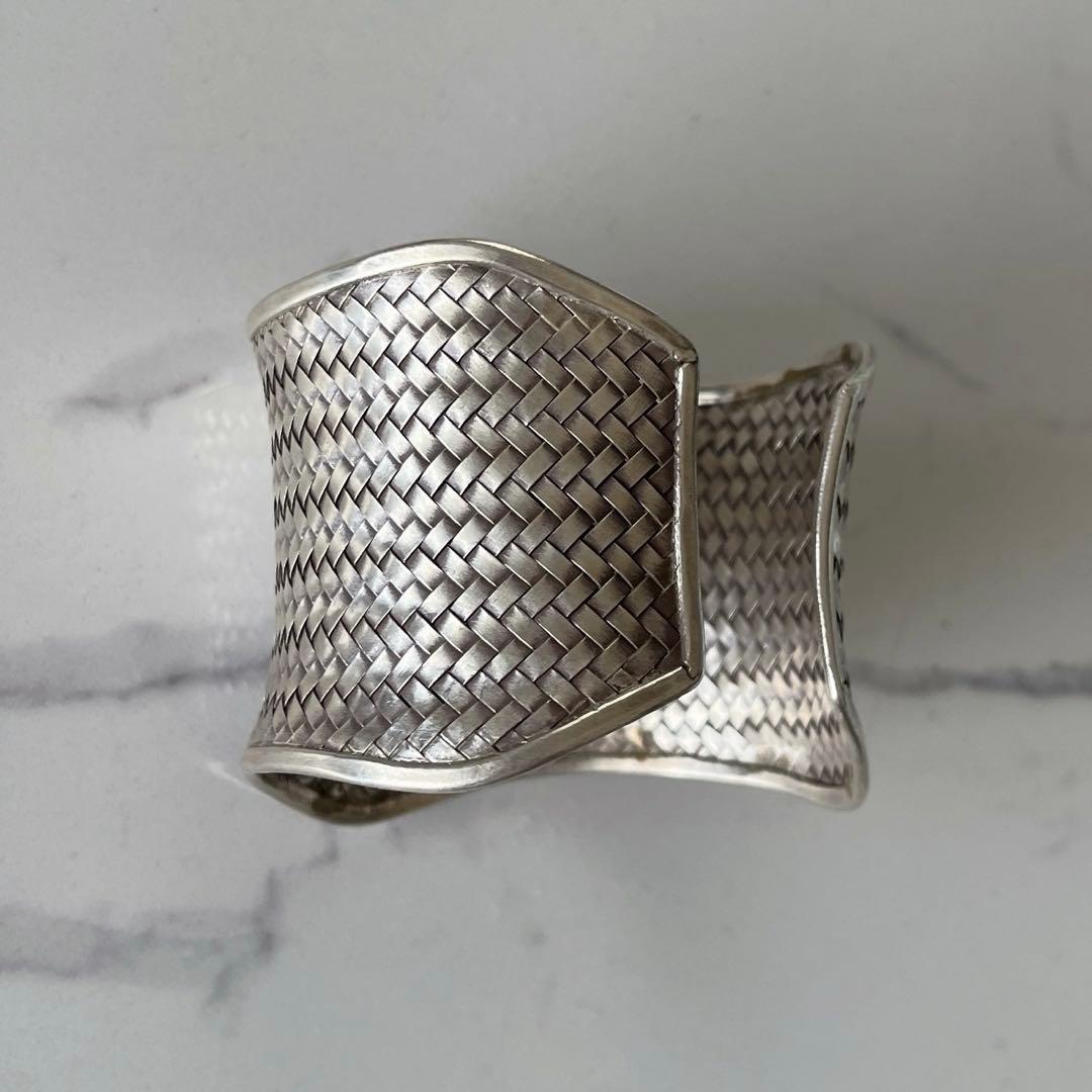 【新品】カレンシルバー｜カレン族｜バングル｜アミ｜男女兼用