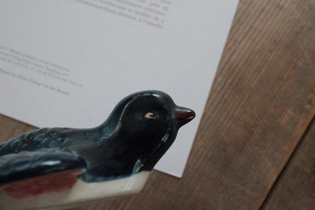 【B】陶器のツバメ/ウォールデコ フランスアンティーク