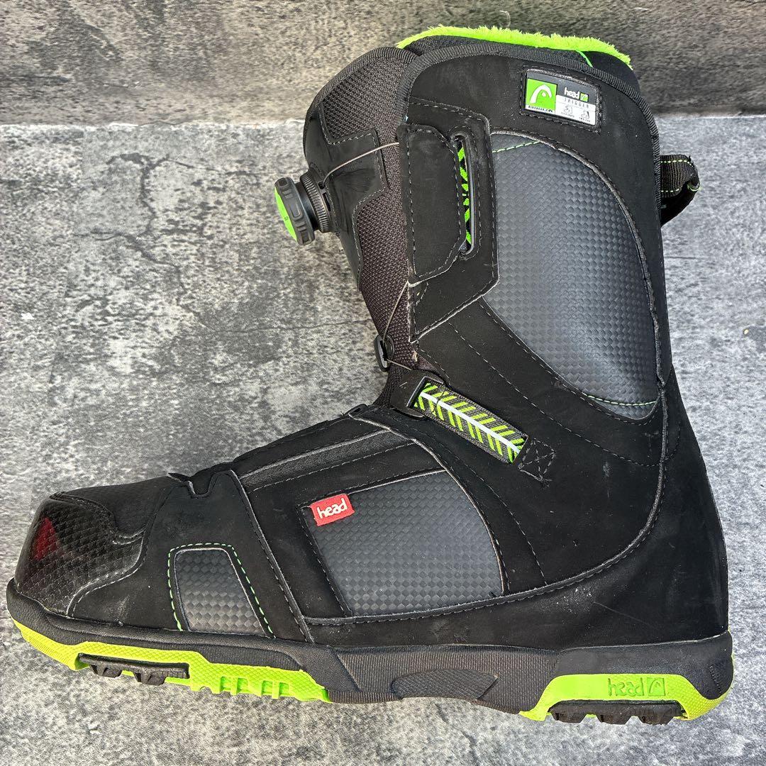 msさま ヘッド ボア ブラック グリーン スノーボード ブーツ 28cm