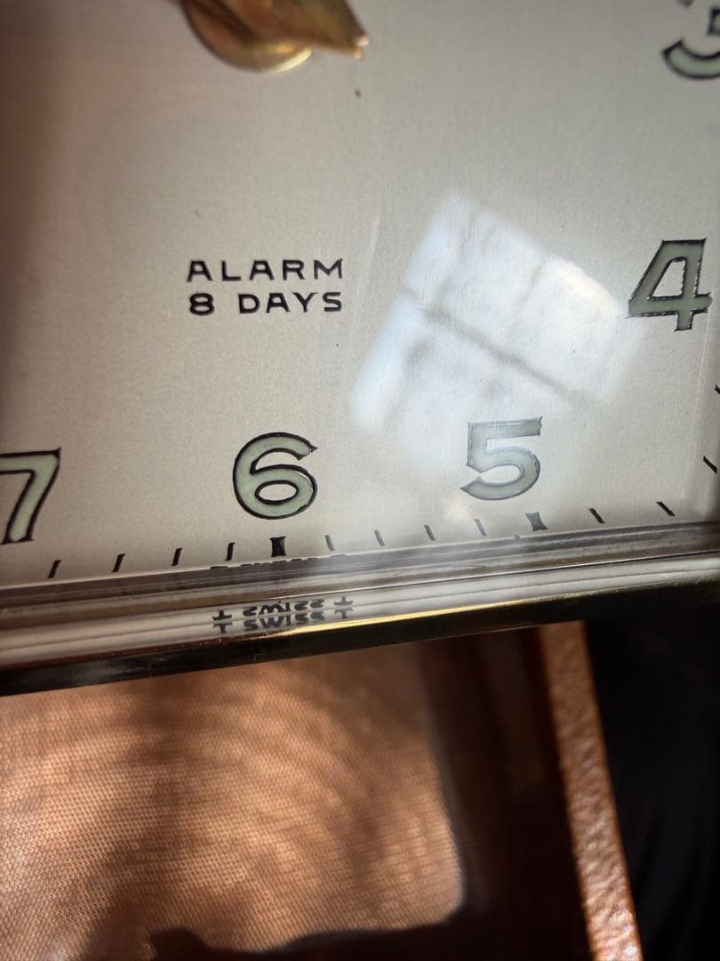 ルーピング スイス製 8デイズ トラベルアラーム 耐磁メカニカルウォッチ