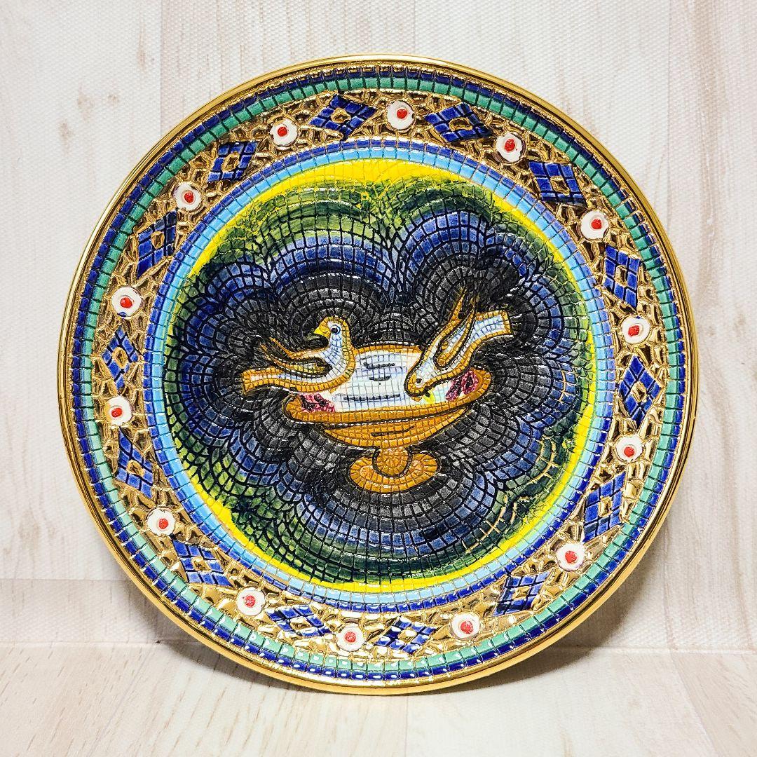 Ravenna ラヴェンナ モザイク タイル プレート 飾り皿 イタリア - メルカリ