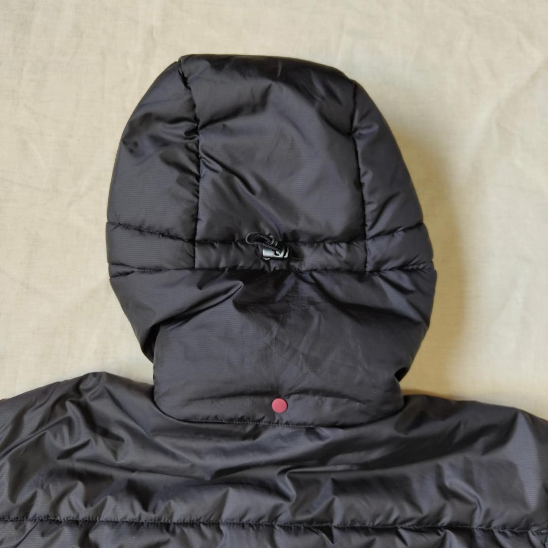 美品 00s パタゴニア パフジャケット ブラック 黒 M フード 完品