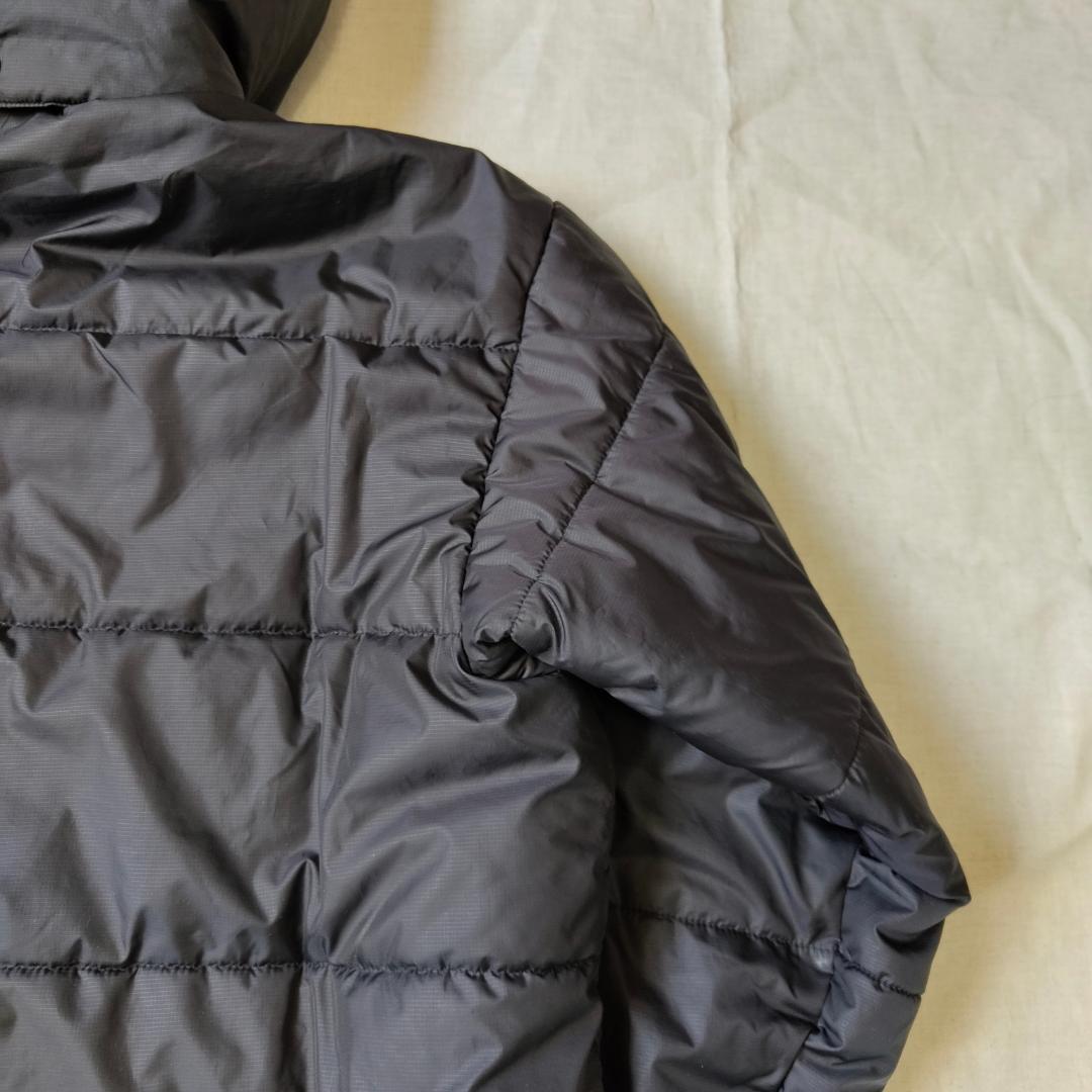 美品 00s パタゴニア パフジャケット ブラック 黒 M フード 完品