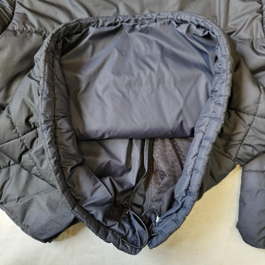 美品 00s パタゴニア パフジャケット ブラック 黒 M フード 完品