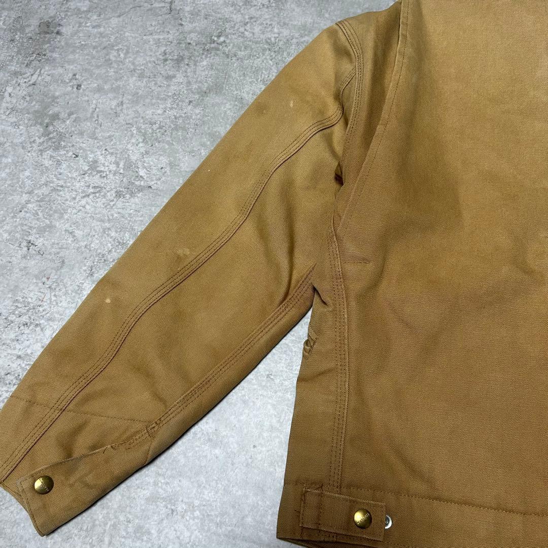 【希少モデル】80s カーハート デトロイトジャケット USA製 赤キルティング