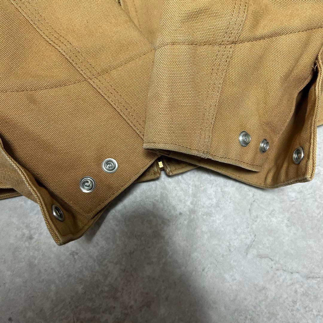 【希少モデル】80s カーハート デトロイトジャケット USA製 赤キルティング