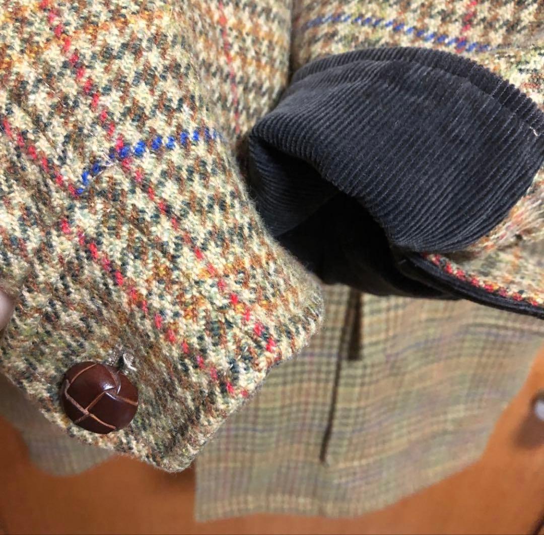 【格安】ブルックスブラザーズ チェック柄 ステンカラーコート