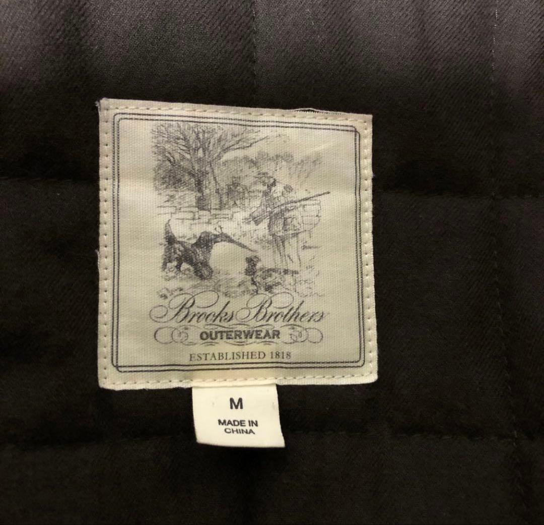 【格安】ブルックスブラザーズ チェック柄 ステンカラーコート