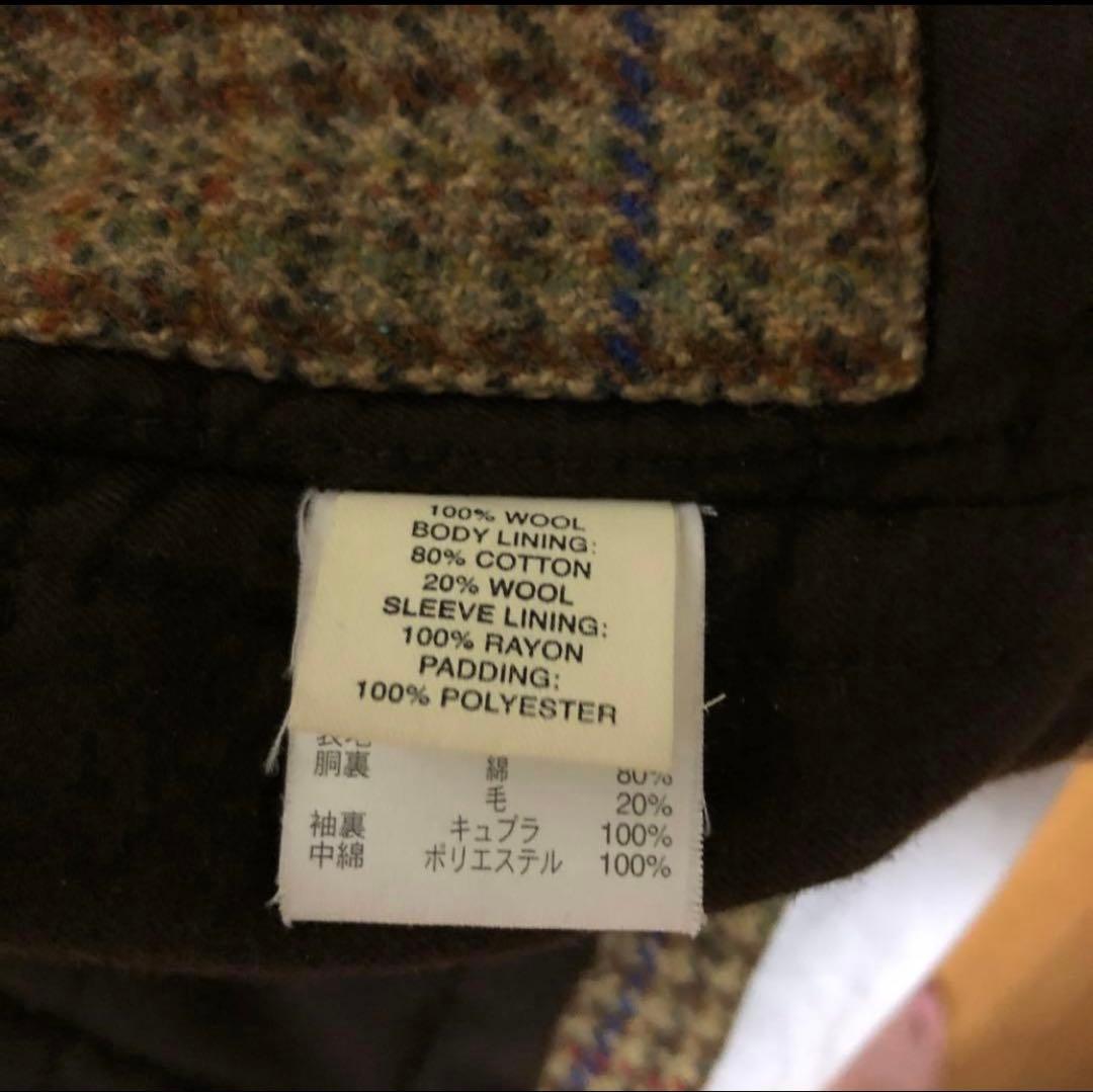 【格安】ブルックスブラザーズ チェック柄 ステンカラーコート