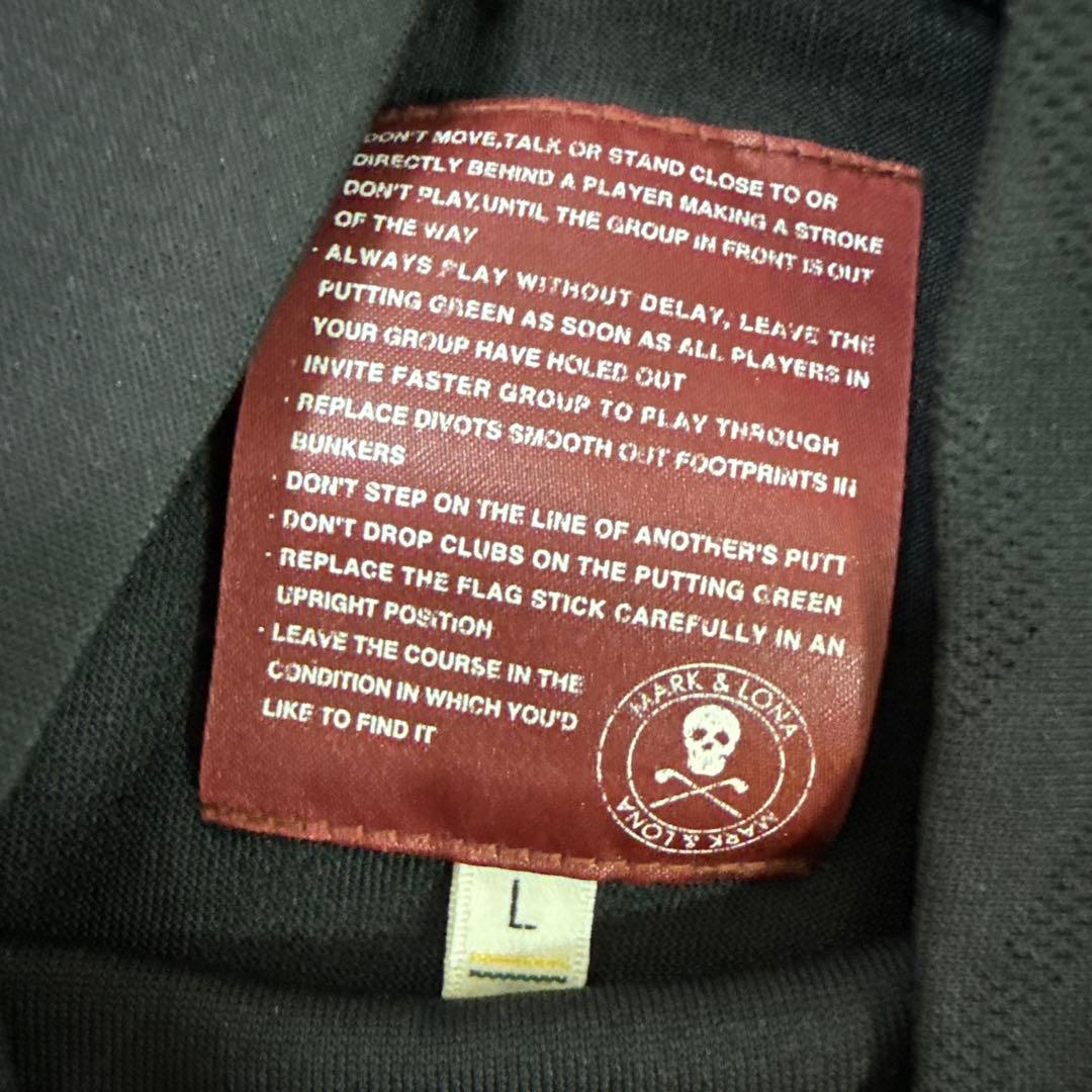 美品　MARK&LONA マークアンドロナ　長袖モックネックシャツ