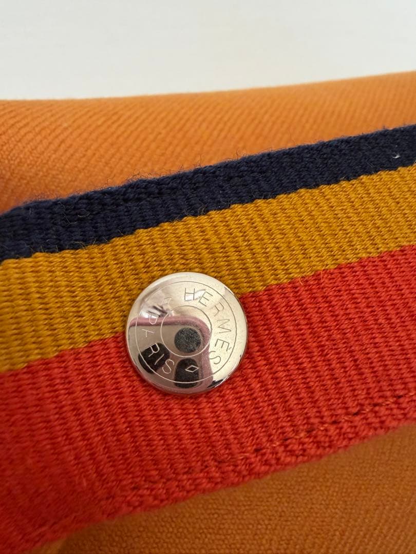 【エルメス】バス用ポーチ 《ブリッド・ア・ブラック》 PM イエロー