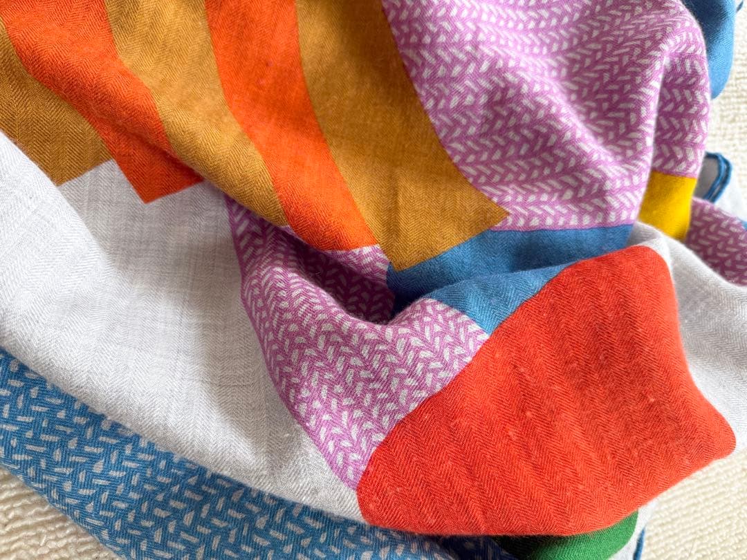 エルメス　カレジェアン　140 カシミヤ　モン・プルミエ・ギャロップ