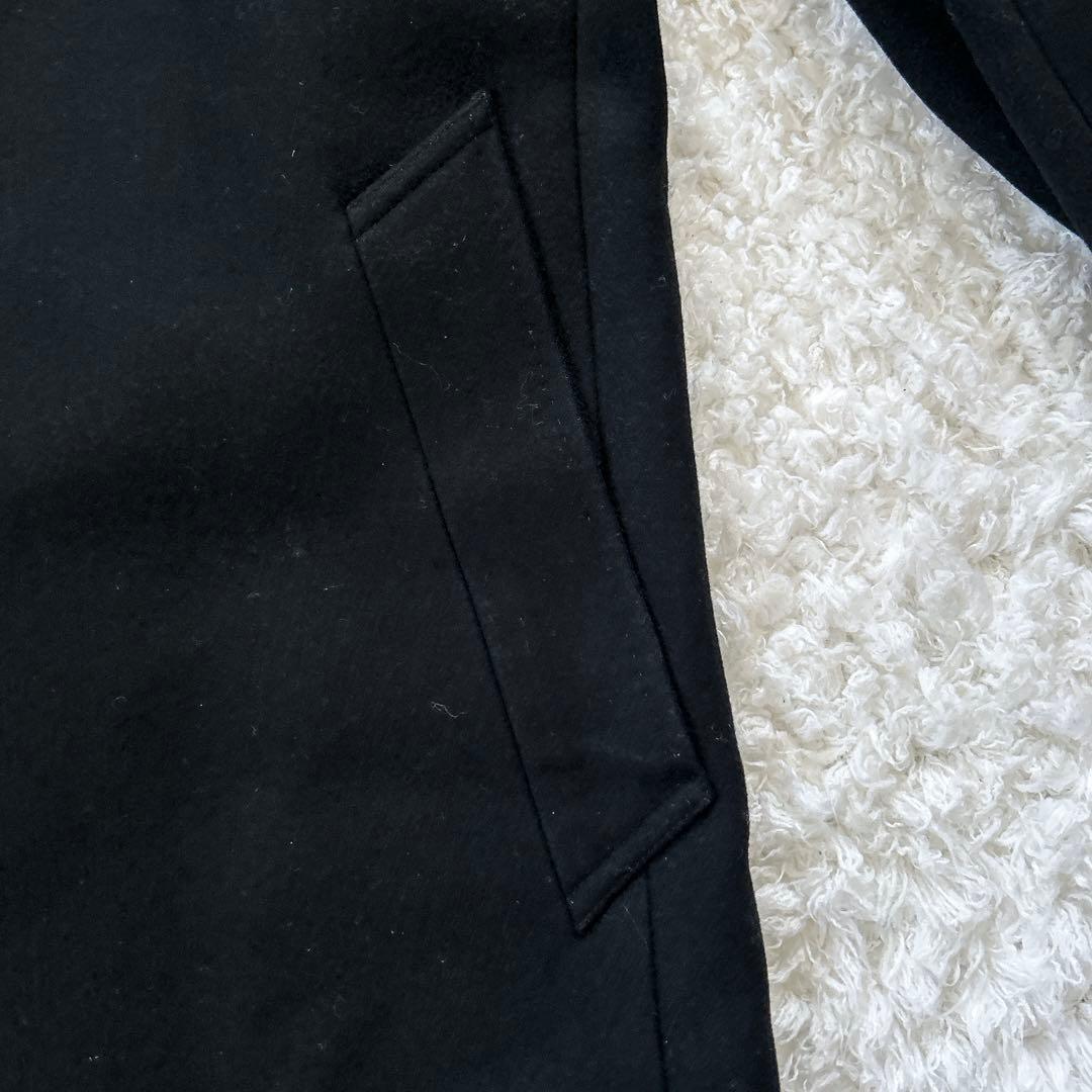 美品 バーバリーブラックレーベル コート カシミヤ混 羊毛 ノバチェック M
