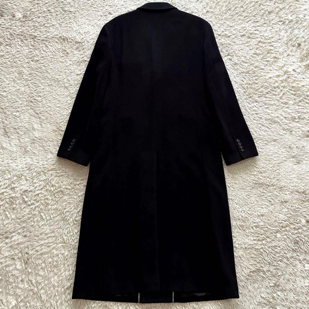 ★美品★ MEN'S TENORAS ダブル チェスターコート アルパカ 黒 L
