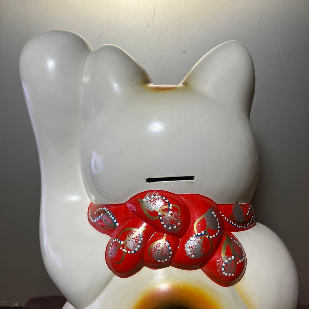 招き猫　(17) 置物　貯金箱　43cm