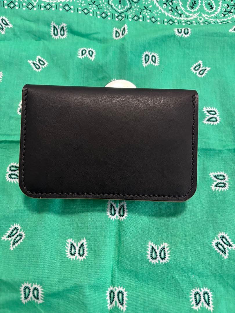 ミドルトラッカーウォレット 三層 ハンドメイド ヌメ革 丘染め