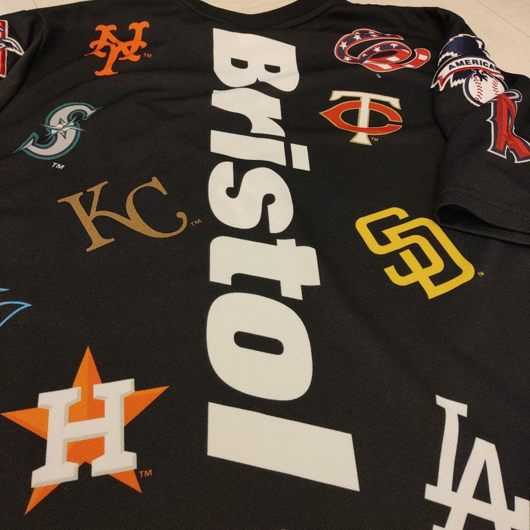 FCRB　SOPH MLBシャツ　Ｌサイズ　全チームロゴ入り ブラック