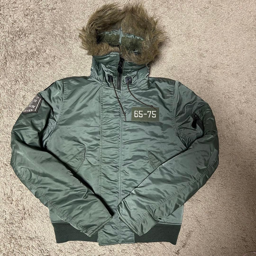 ヒステリックグラマー n2-b ファーフライトジャケット　短丈　y2k ギャル男