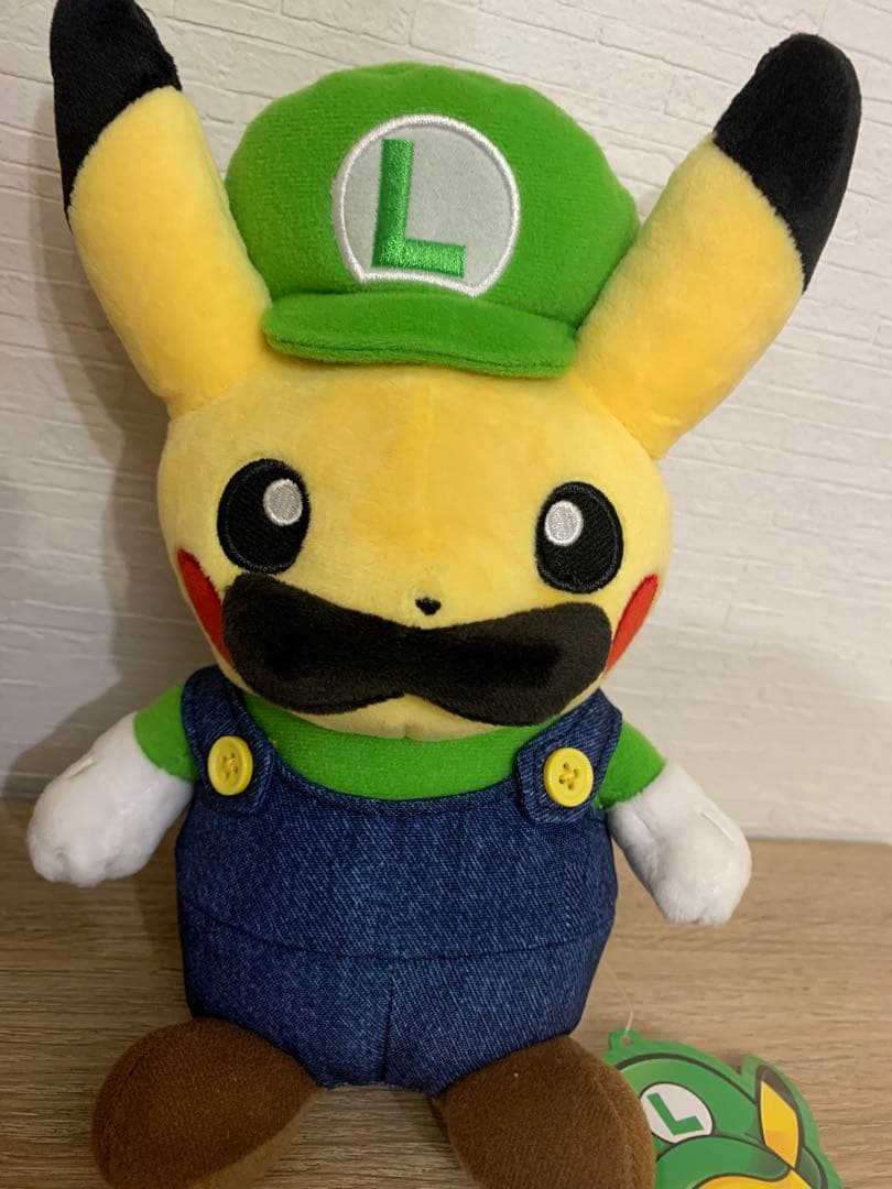 ま*な様 マリオピカチュウ　ルイージぬいぐるみ　ポケモンセンター