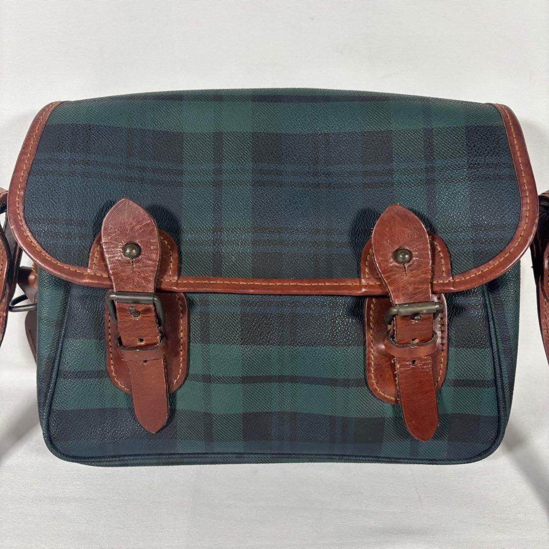 ポロラルフローレン メッセンジャーバッグ 斜め掛け ブラックウォッチ