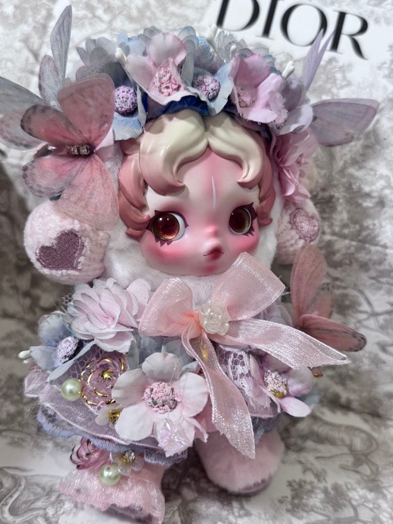 プロフ必読様♡専用 スカルパンダ ぬいぐるみ ハンドメイド 服 POPMART