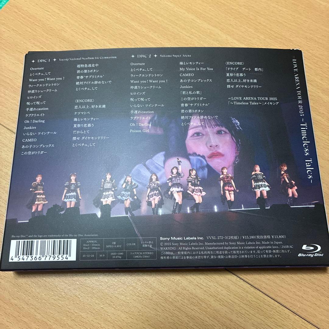 生写真抜き =LOVE ーTimeless Talesー 初回生産限定盤2BD Talesー ー