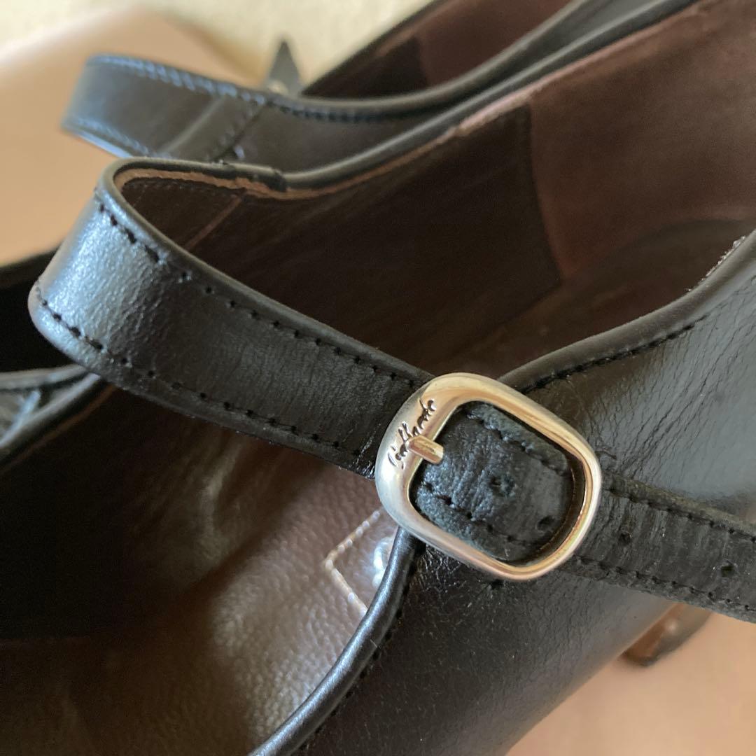 ガジャルド フラメンコシューズ サイズ34 黒革 ブラック