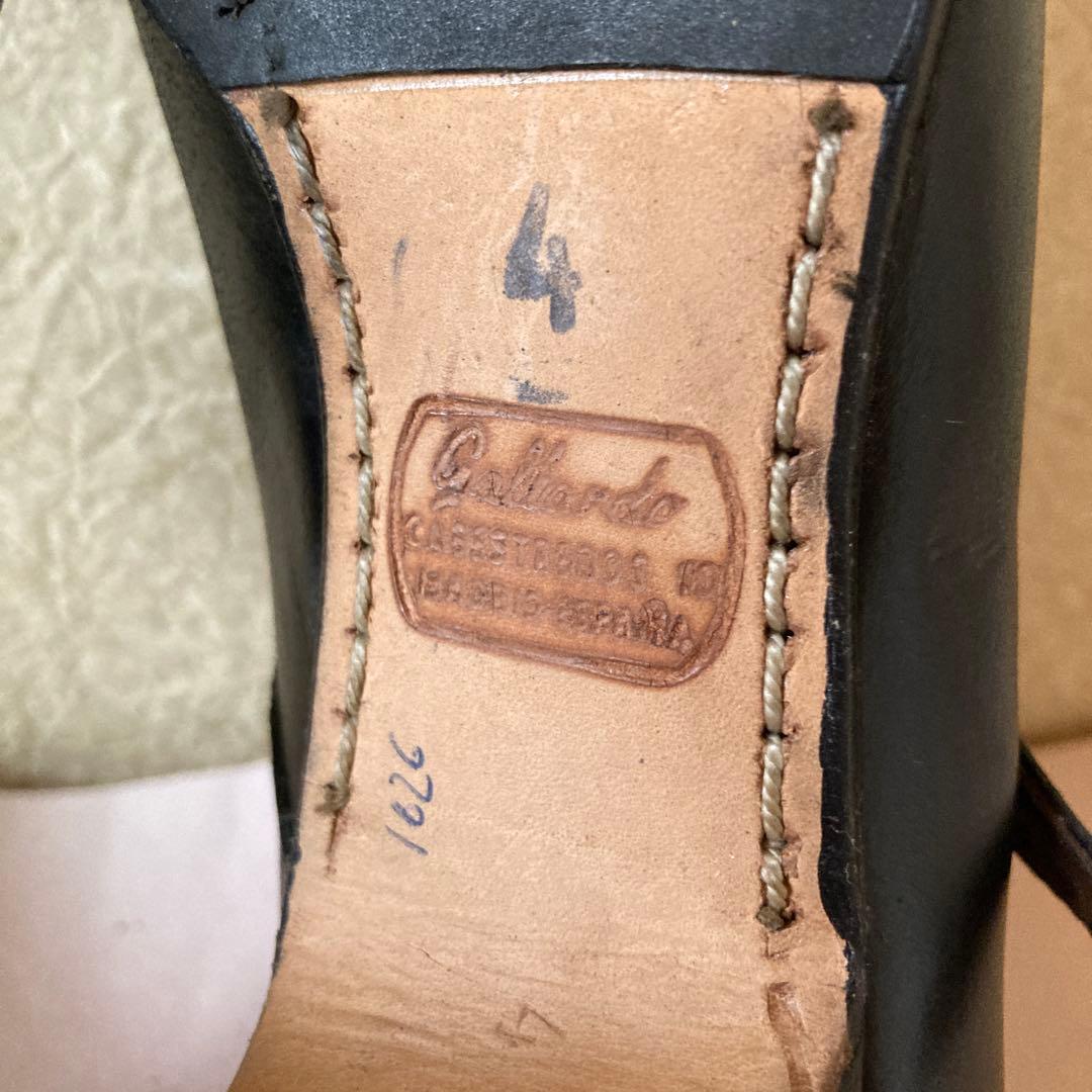 ガジャルド フラメンコシューズ サイズ34 黒革 ブラック