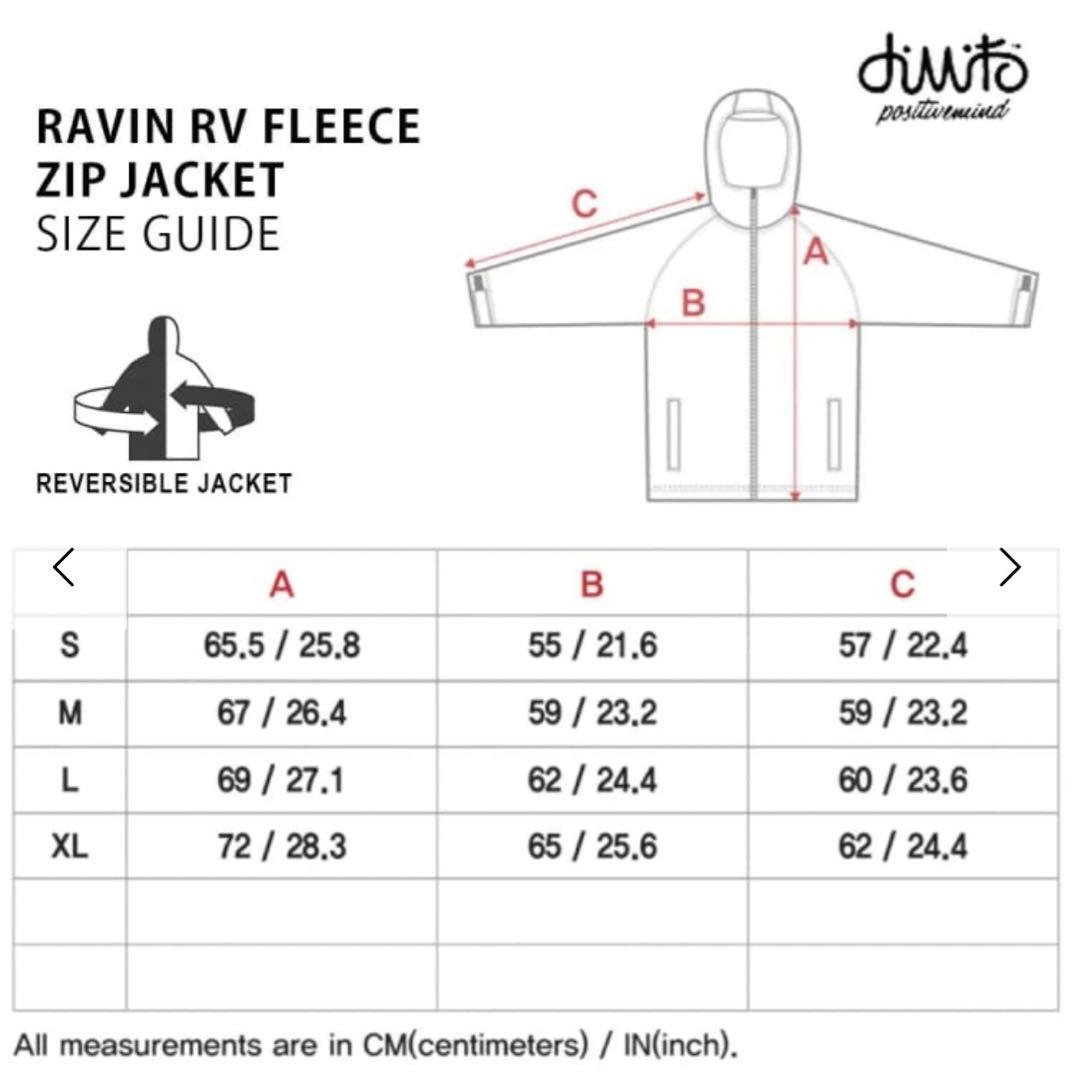 韓国発‼️DIMITO RAVIN RV FLEECE ZIP JACKET
